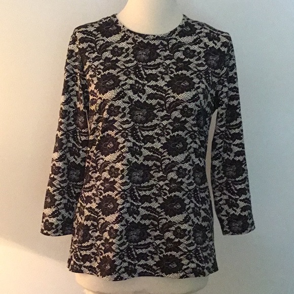 J. McLaughlin Tops - J. McLaughlin 3/4 sleeve knit top, sz M